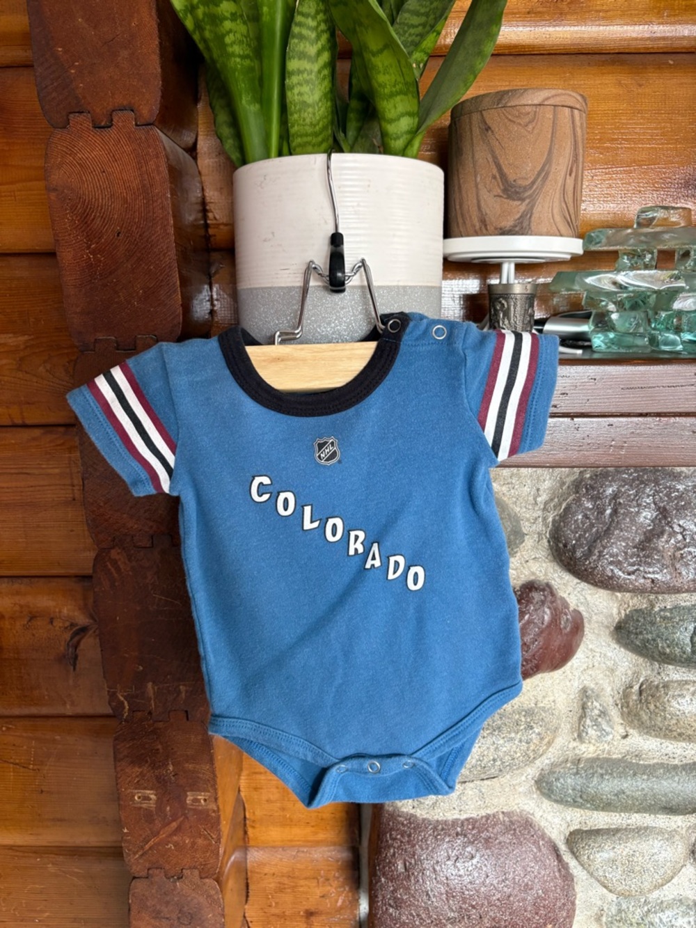3/$25 Reebok NHL Colorado Avalanche - NHL Baby onesie - Size 3-6m
